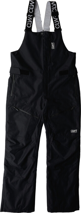 Men Slash Bib Pants Black M