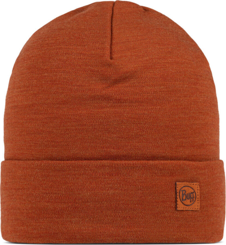 Merino Heavyweight Beanie Solid Cinnamon One Size