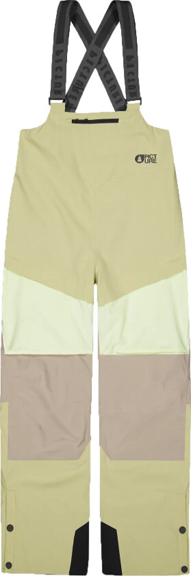 Women's Elwy Bib Pants Hemp Roebuck Lime Cream L