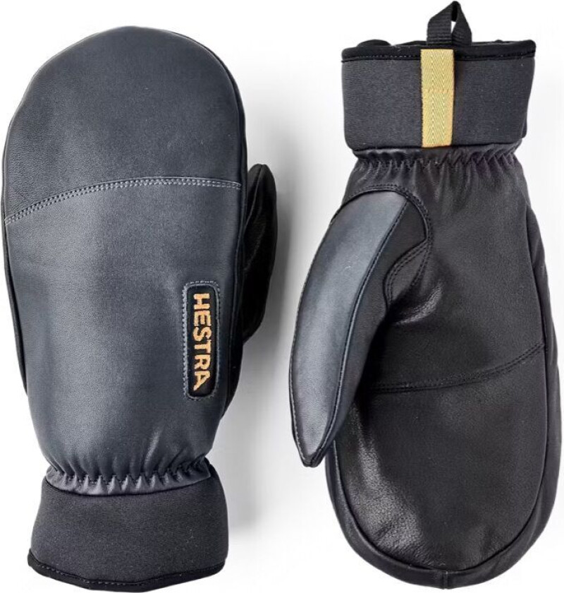 Army Leather Wool Terry -mitt Grey 6