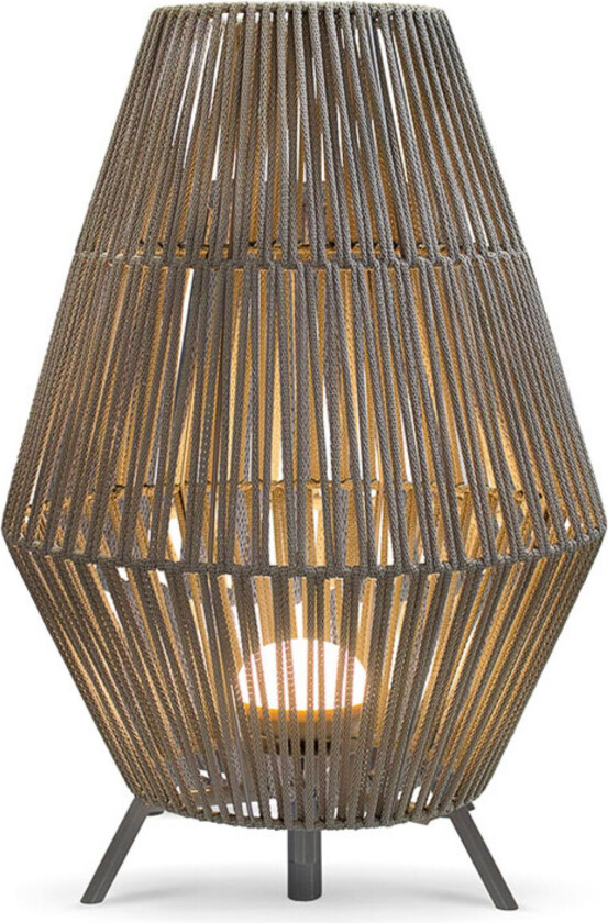 Ny hage Conta 70 bordlampe - 900 lumen, 20 timer oppladbar - grå