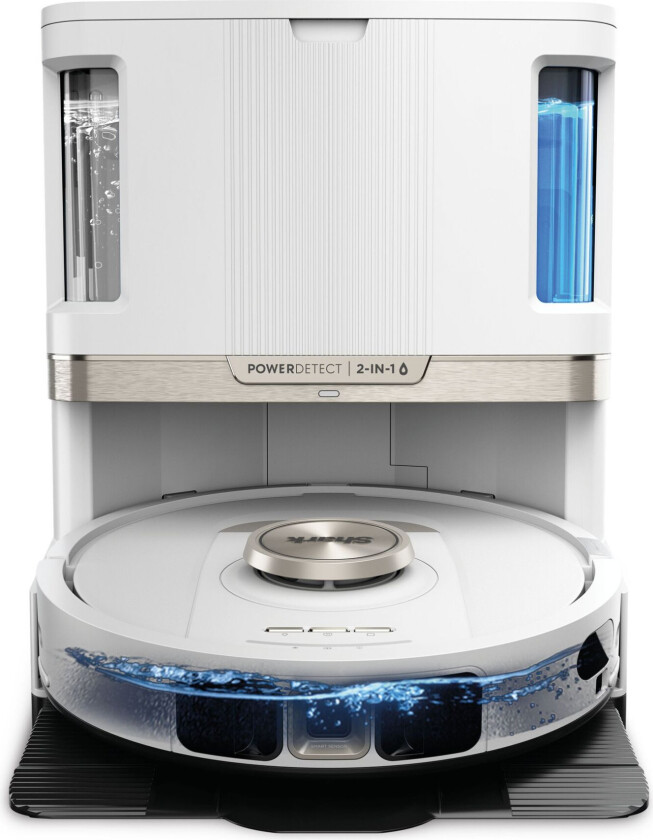 Shark RV2800ZEEUWH Robotstøvsuger med moppefunksjon - 650W (0,3L) - Hvit