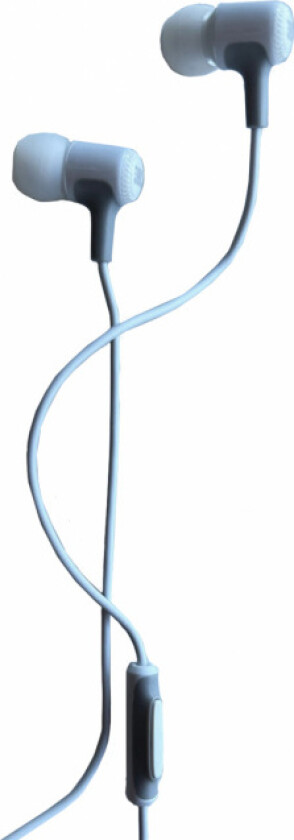 E15 in-ear-hodetelefoner, hvit