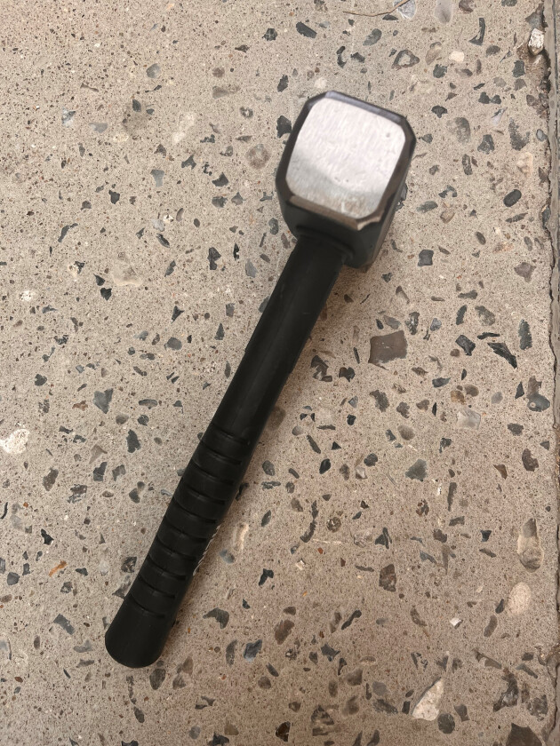 2. sorterings slegge 1,5 kg glassfiber