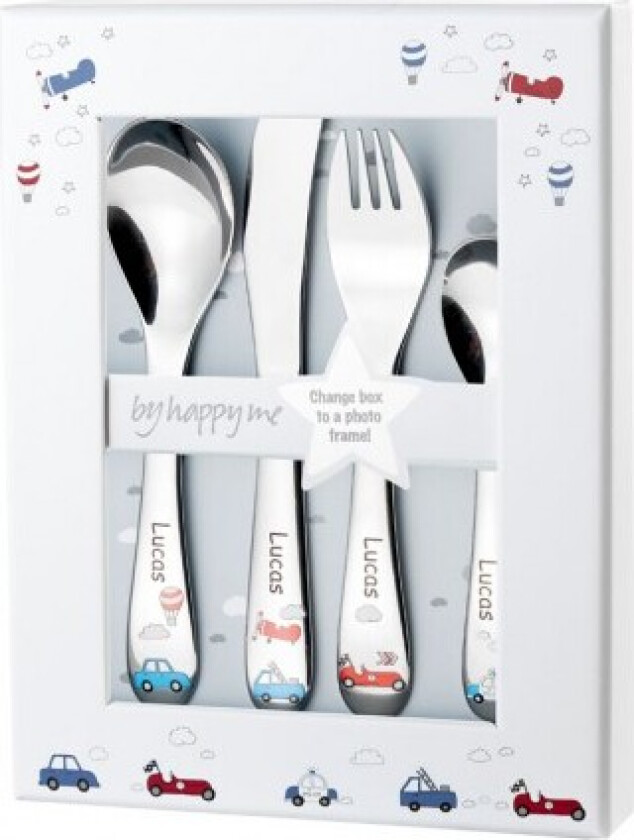 Barnebestikk Med Navn, Eventyrlystne Kjøretøy, Bilderamme Inkludert
