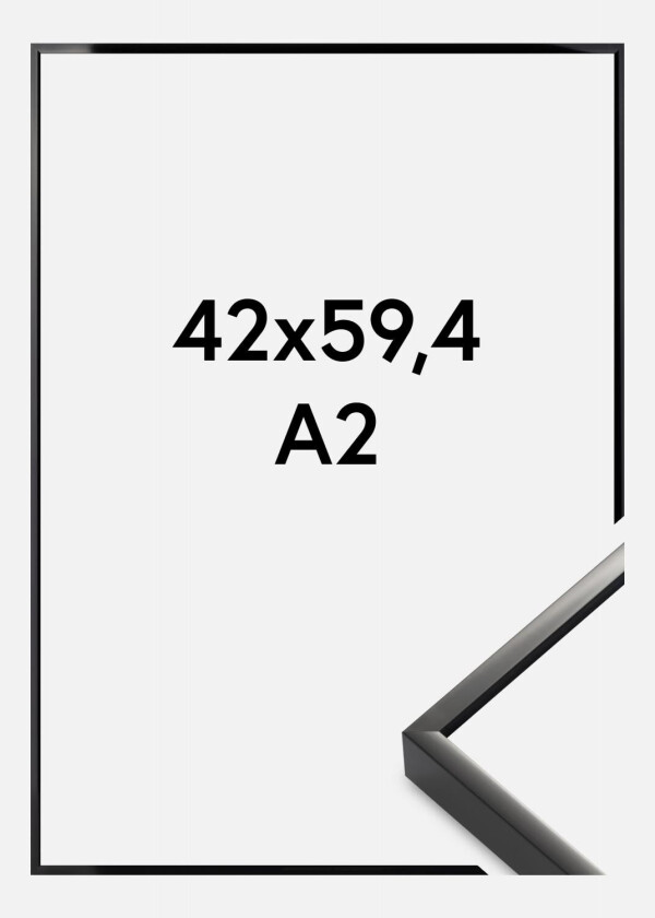 Ramme Premium Alpha Blank Svart 42x59,4 Cm (A2)