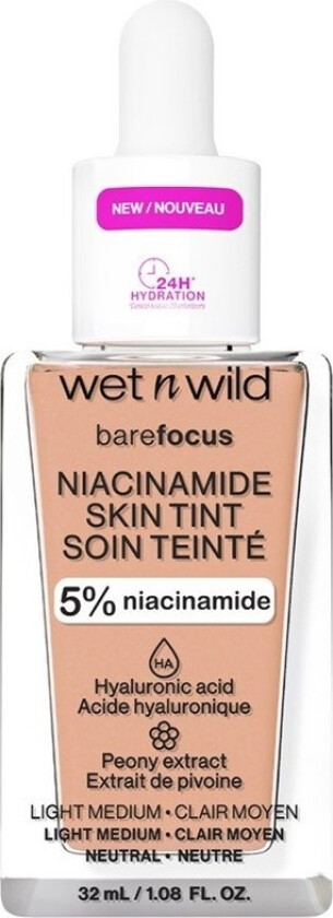 Bare Focus Niacinamide Skin Tint 32ml - Light Medium Sand
