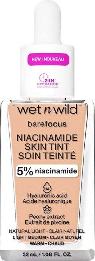Bare Focus Niacinamide Skin Tint 32ml - Light