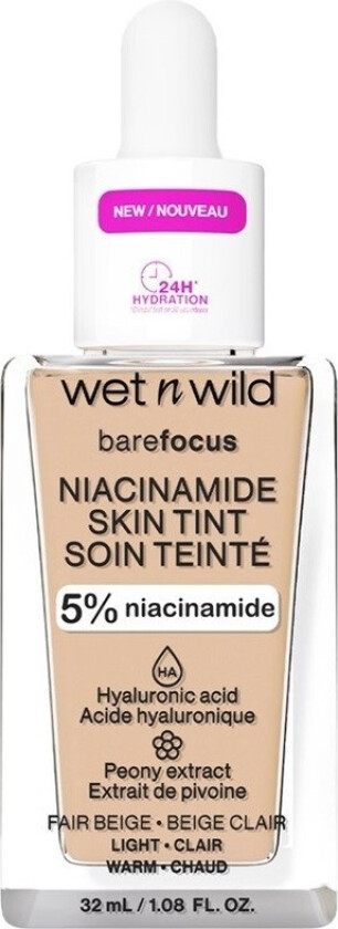 Bare Focus Niacinamide Skin Tint 32ml - Fair Beige