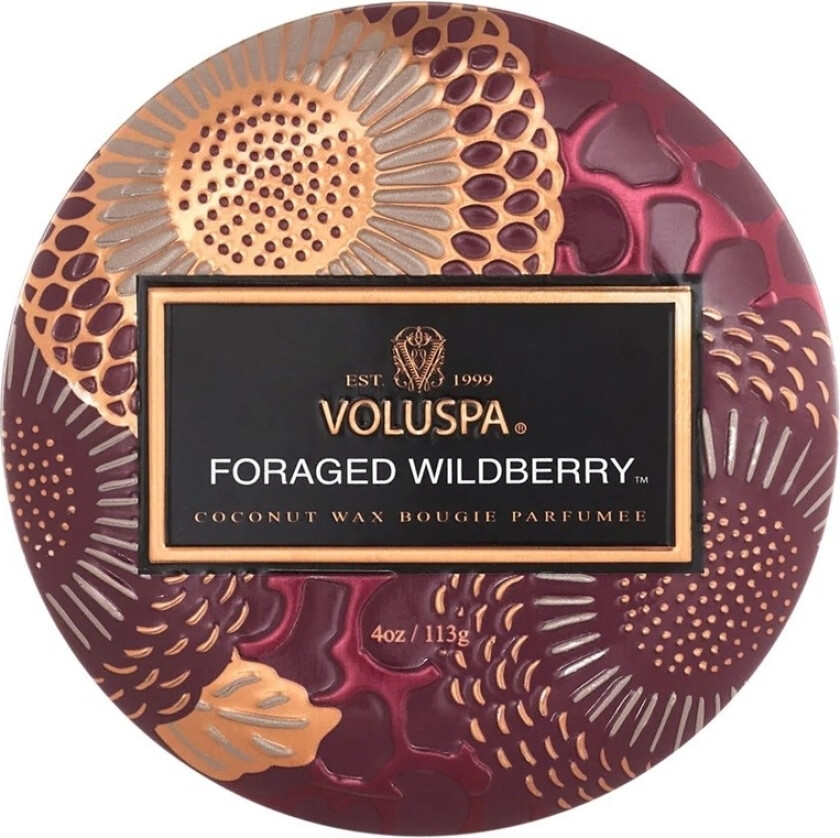Decorative Tin Candle Foraged Wildberry 113g