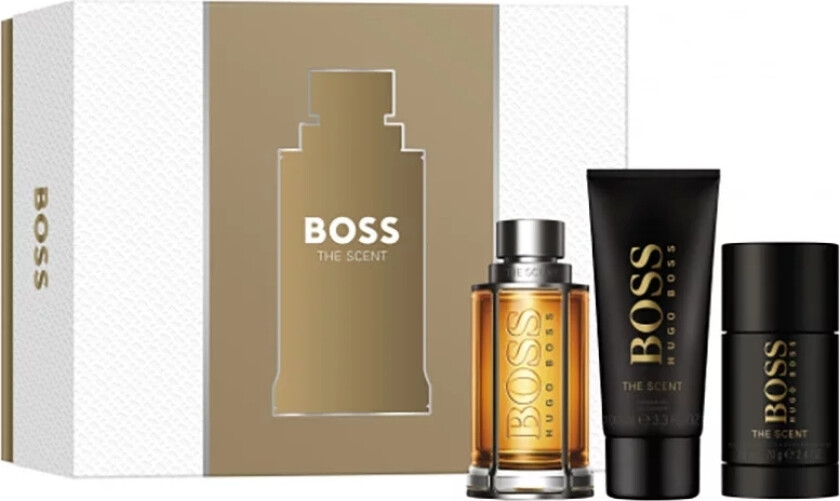 Giftset Hugo Boss The Scent Edt 100ml + Shower Gel 100ml + Deostick 75g