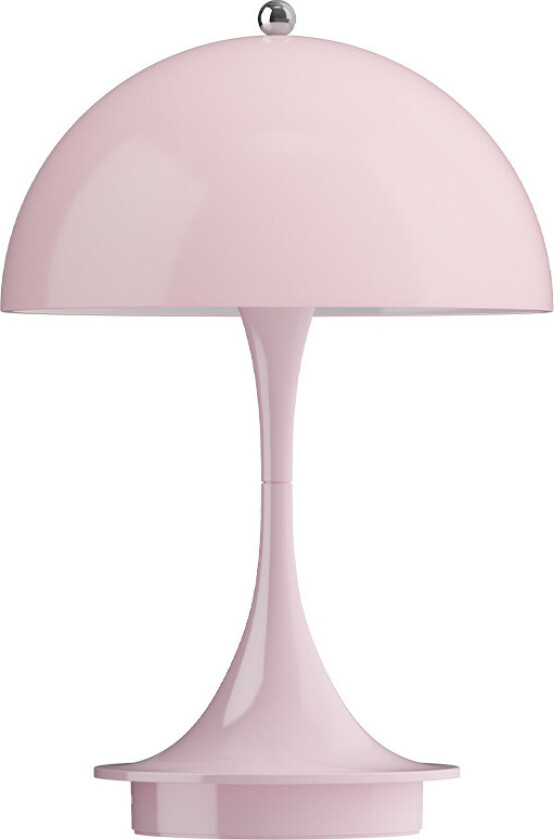 Panthella 160 V3 portabel bordlampe - Opal rosa