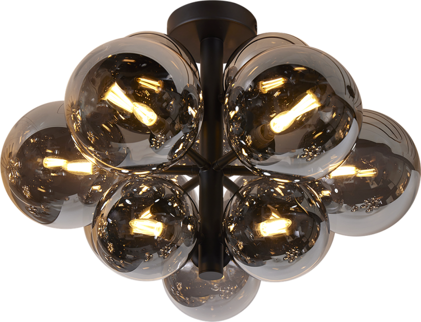 Oscar taklampe 50 cm - Røykfarget