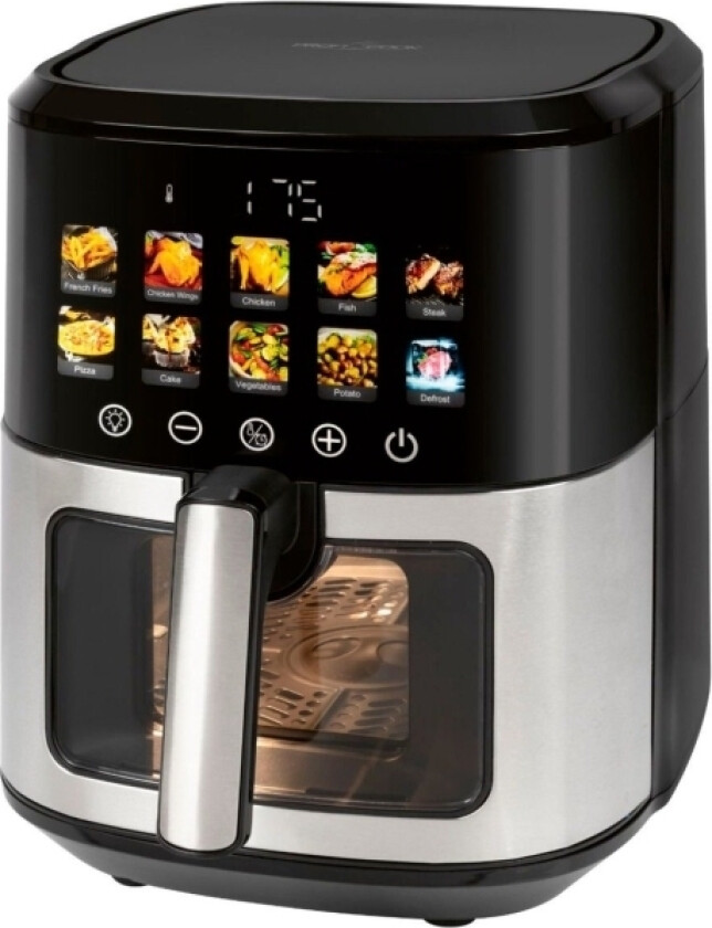 Frytkownica Beztluszczowa Proficook Proficook Hot Air Fryer Pc-Fr 1286 H (Black/Stainless Steel, 1,700 Watts, Basket 6.5 Liters)