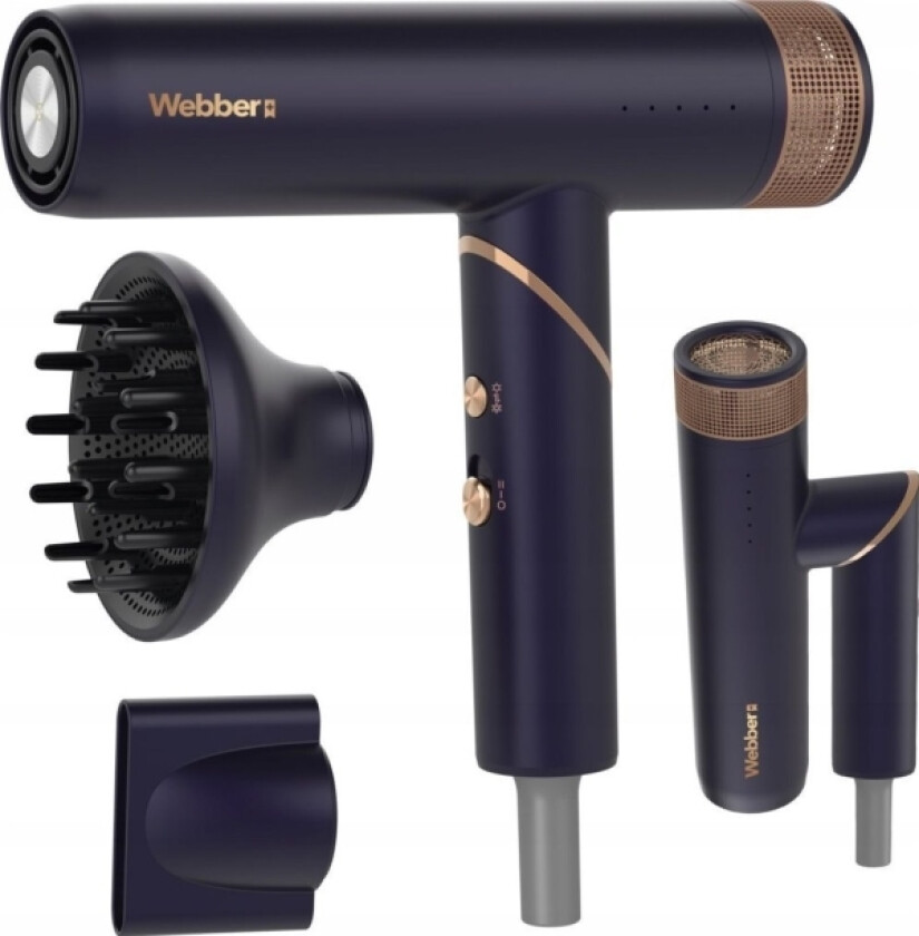 Suszarka Webber Suszarka Do Wlosów 2W1 Z Jonizacja I Regulacja Stella Webber