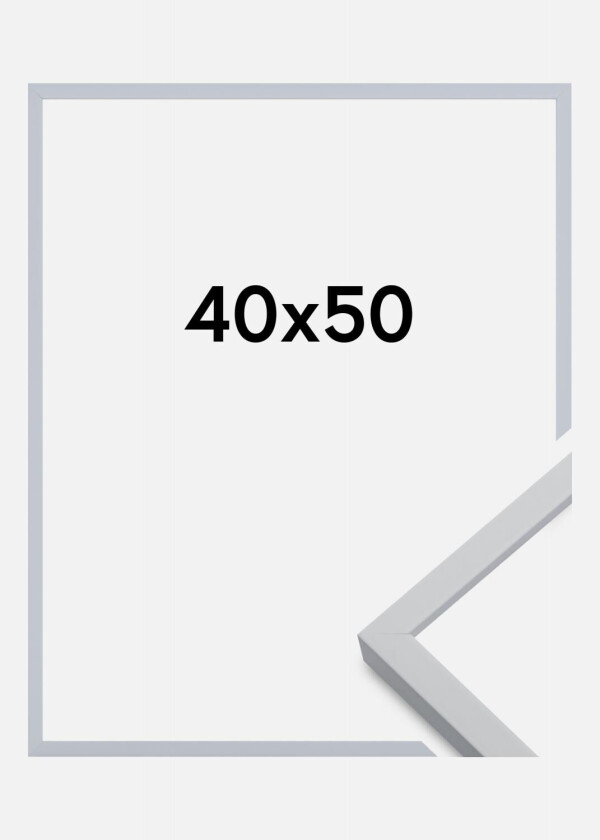 Ramme Oslo Akrylglass Hvit 40x50 Cm
