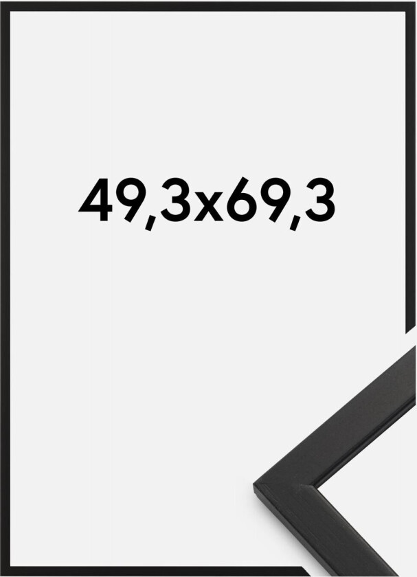 Ramme Edsbyn Akrylglass Svart 49,3x69,3 Cm