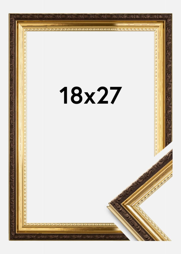 Ramme Abisko Akrylglass Gull 18x27 Cm