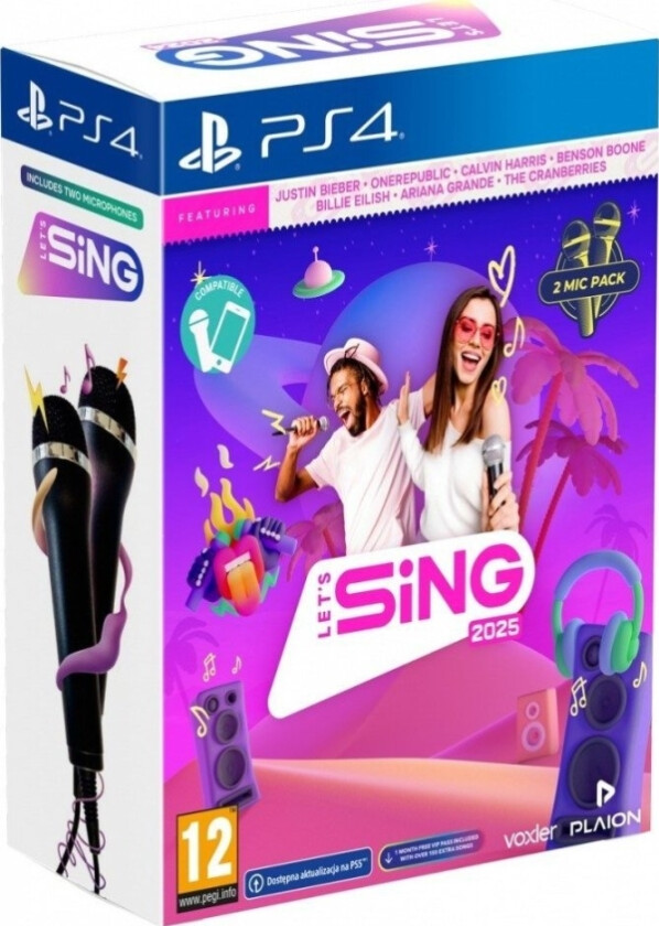 Gra Playstation 4 Lets Sing 2025 2-Mic