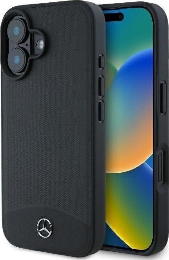 Mercedes Mehcp16marmbk Iphone 16 Plus 6.7" Czarny/Black Hardcase Leather Urban