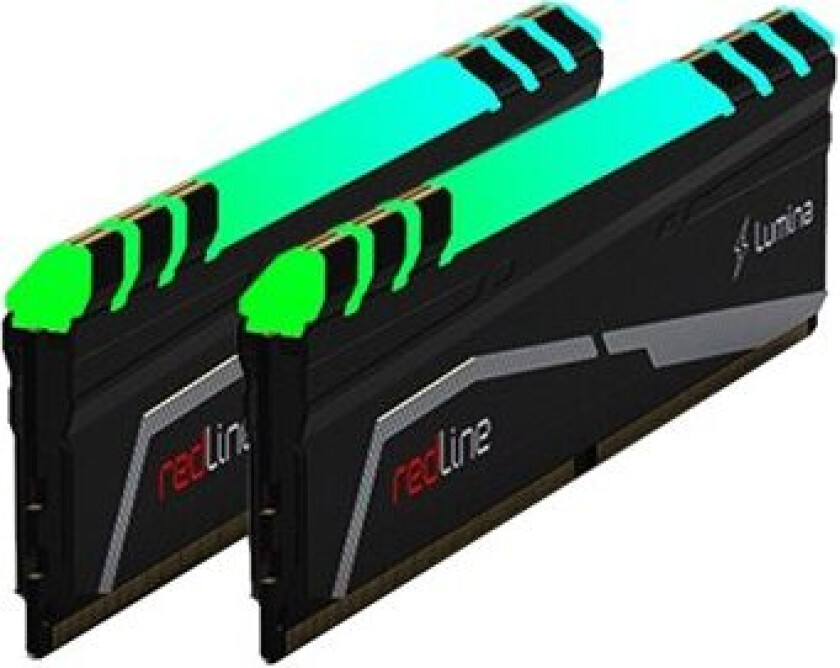 Mushkin Redline Lumina - Ddr4 - Sett - 16 Gb: 2 X 8 Gb - Dimm 288-Pin - 3000 Mhz / Pc4-24000 - Cl16 - 1.35 V - Ikke-Bufret - Ikke-Ecc