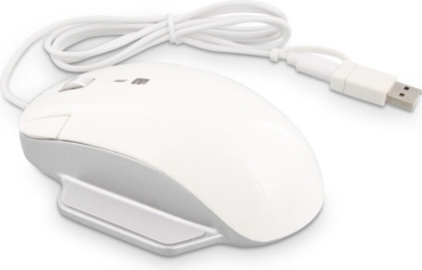 Lmp Elite Pro Mouse Usb-C/ Usb-A White/Silver