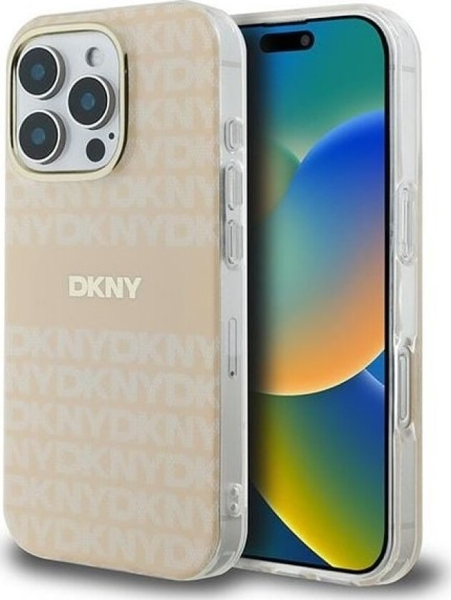 Dkny Dkny Dkhmp16xhrhsep Iphone 16 Pro Max 6.9" Rózowy/Pink Hardcase Repeat Texture Pattern With Stripe