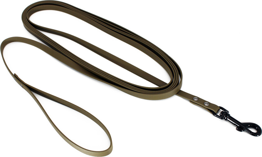 søkeline BioThane, oliven - 5 m lang, 13 mm bred