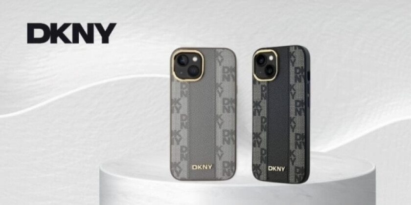Dkny Dkny Dkhmp15mpcpvsle Iphone 15 Plus 6.7" Bezowy/Beige Hardcase Leather Checkered Mono Pattern Magsafe