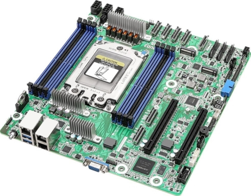 Asrock Hovedkort Sienad8ud3 Mikro-Atx-Sokkel Sp6 Enkel (Sienad8ud3)