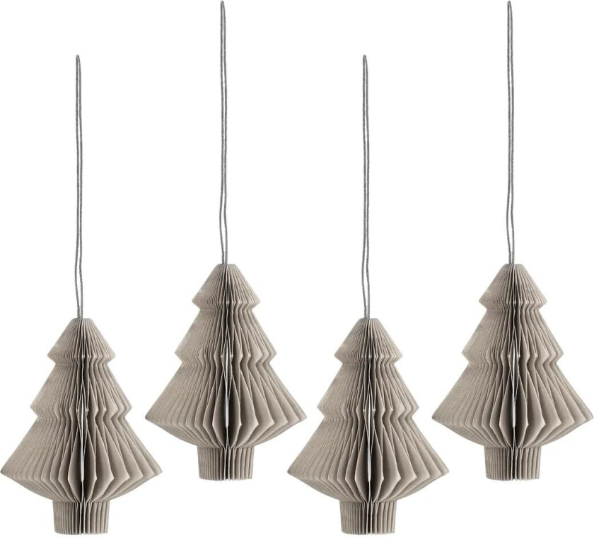 Tree juletrekuler 4-pakning Beige