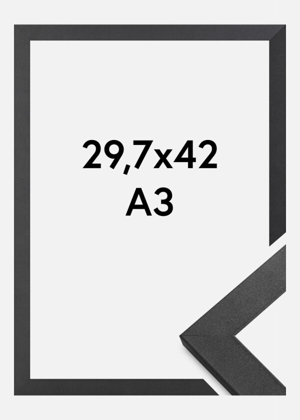 Ramme Graphite Wood Akrylglass 29,7x42 Cm (A3)
