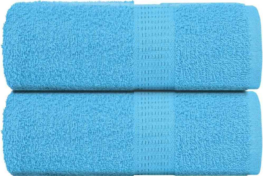Såpehåndklær 2 stk turkis 30x30 cm 360 g/m2 100 % bomull