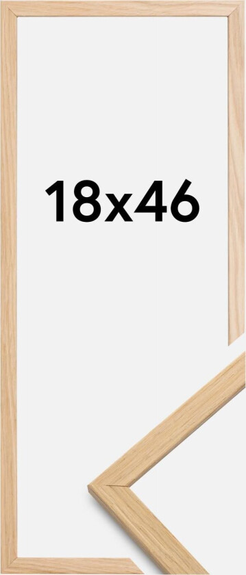Ramme Edsbyn Akrylglass Eik 18x46 Cm