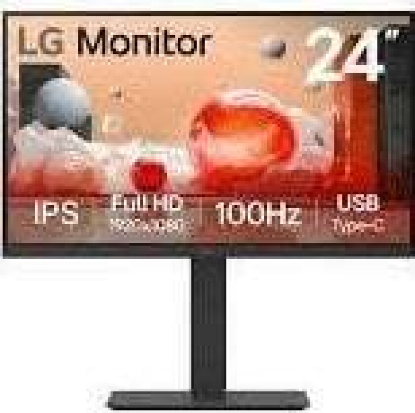Lcd Monitor|Lg|23.8&Quot |Business|Panel Ips|1920X1080|16:9|100 Hz|5 Ms|Swivel|Pivot|Height Adjustable|Tilt|24Ba650-B
