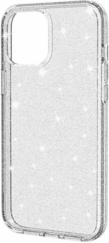 iPhone 12 / 12 Pro Deksel med Glimmer - Gjennomsiktig