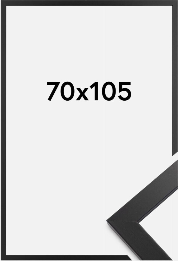 Ramme Black Wood Akrylglass 70x105 Cm