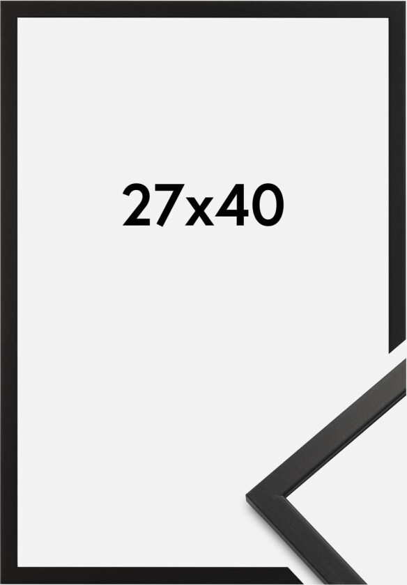 Ramme Edsbyn Akrylglass Svart 27x40 Cm