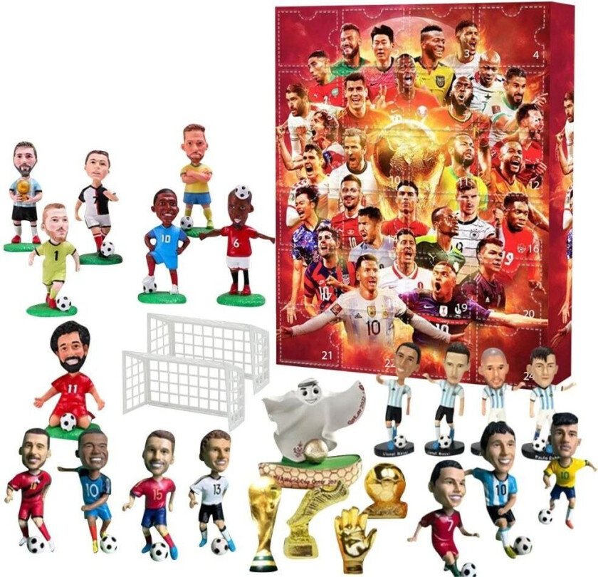 VM-adventskalender: Samleobjekter av Messi, Ronaldo, Mbappe og mer