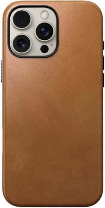 Traditional Leather case english Tan-C iPhone 16 Pro Max