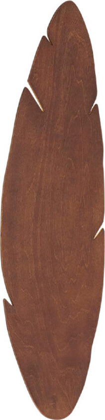 - Lehti Vegglampe Valnøtt