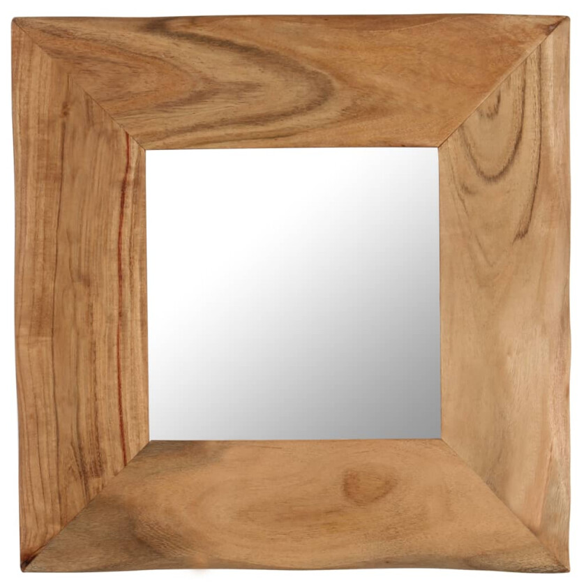 Sminkespeil 50x50 cm heltre akasie