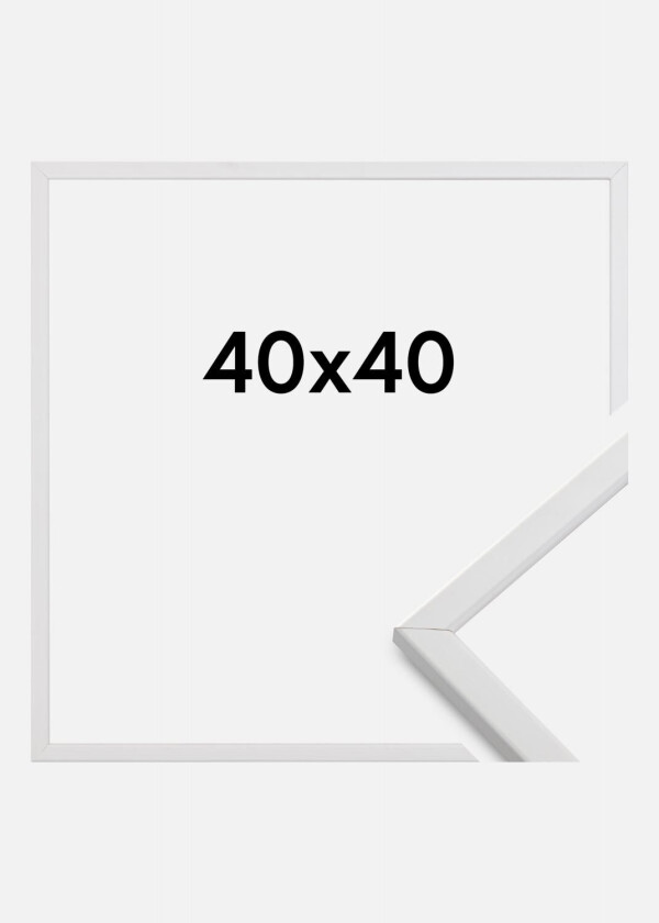 Ramme Galant Akrylglass Vit 40x40 Cm