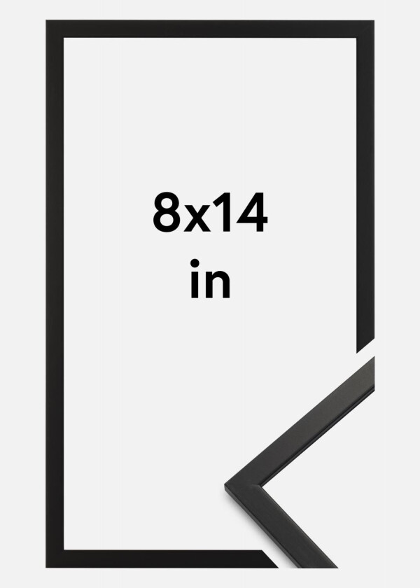 Ramme Edsbyn Akrylglass Svart 8x14 Inches (20,32x35,56 Cm)