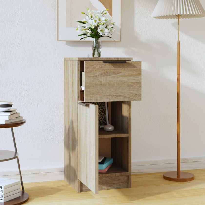 Skjenk sonoma eik 30x30x70 cm konstruert tre