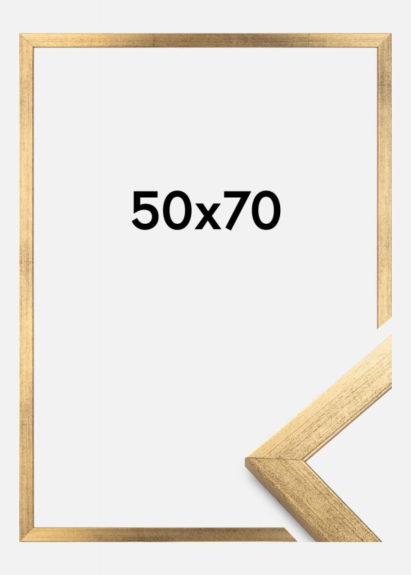 Ramme Stilren Akrylglass Gull 50x70 Cm
