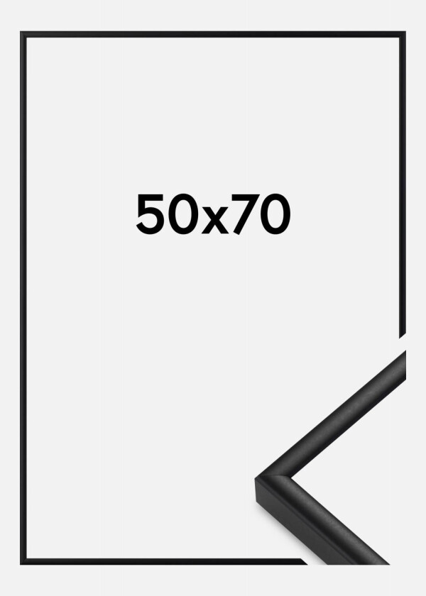 Ramme Premium Classic Matt Svart 50x70 Cm
