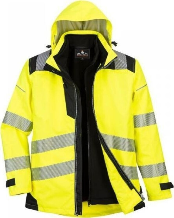 Arbeidsjakke 3In1 Pw365ybr Gul L
