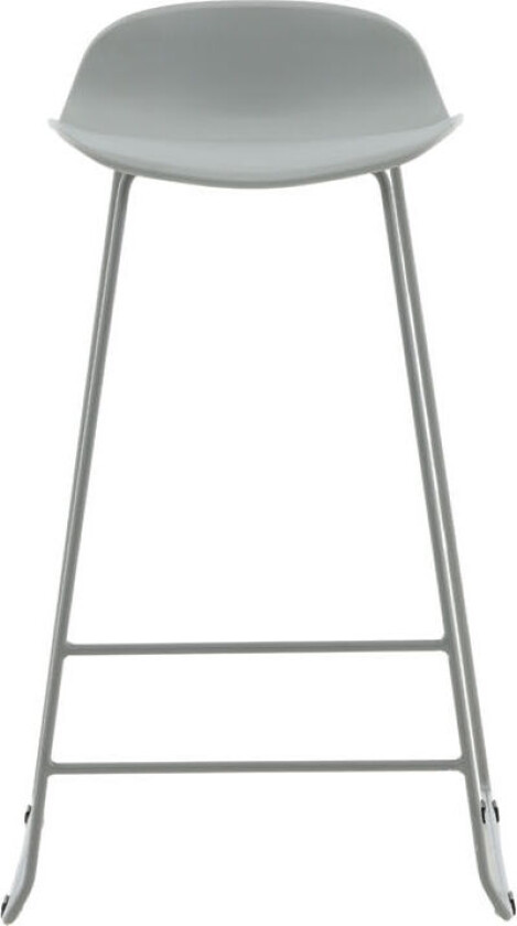 Wave barstol skallstol grå.