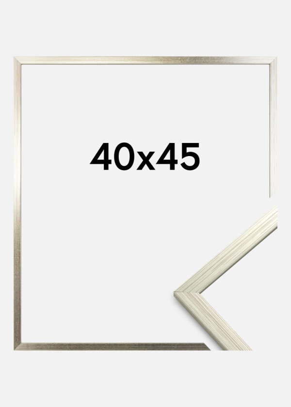 Ramme Edsbyn Akrylglass Sølv 40x45 Cm